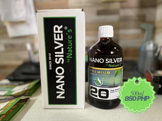 NanoSilver by NATURE’S Premium Immune Support - 500ml (16.9 oz)